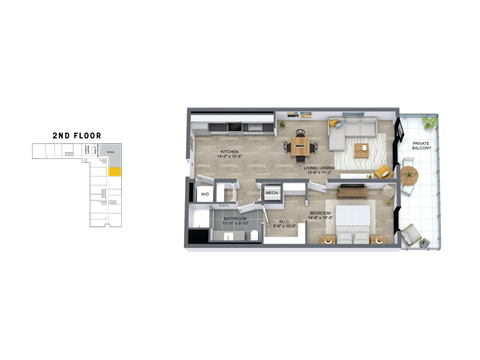 1744 N Western Ave Studio-3 Beds Apartment for Rent - Photo Gallery 57